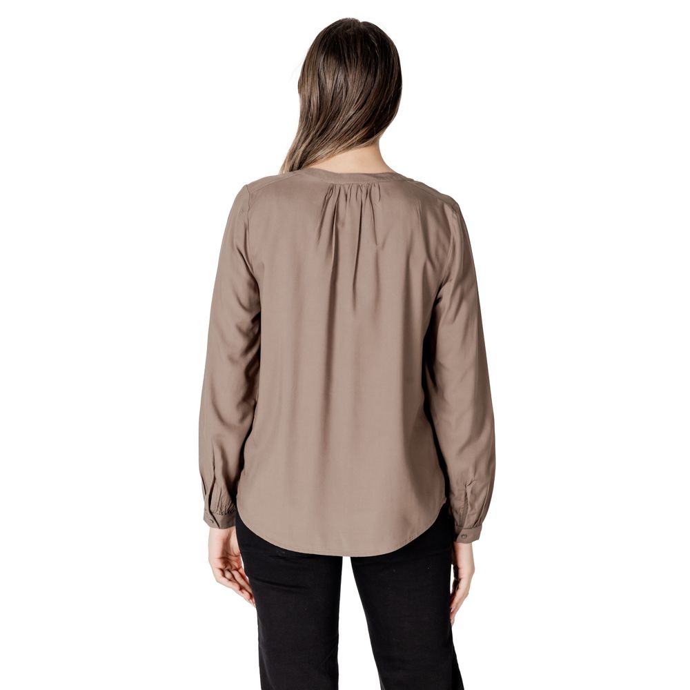 Beige Viscose Shirt