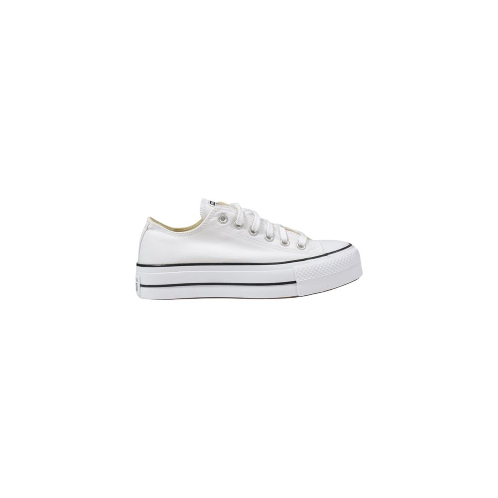 White Fabric Sneaker