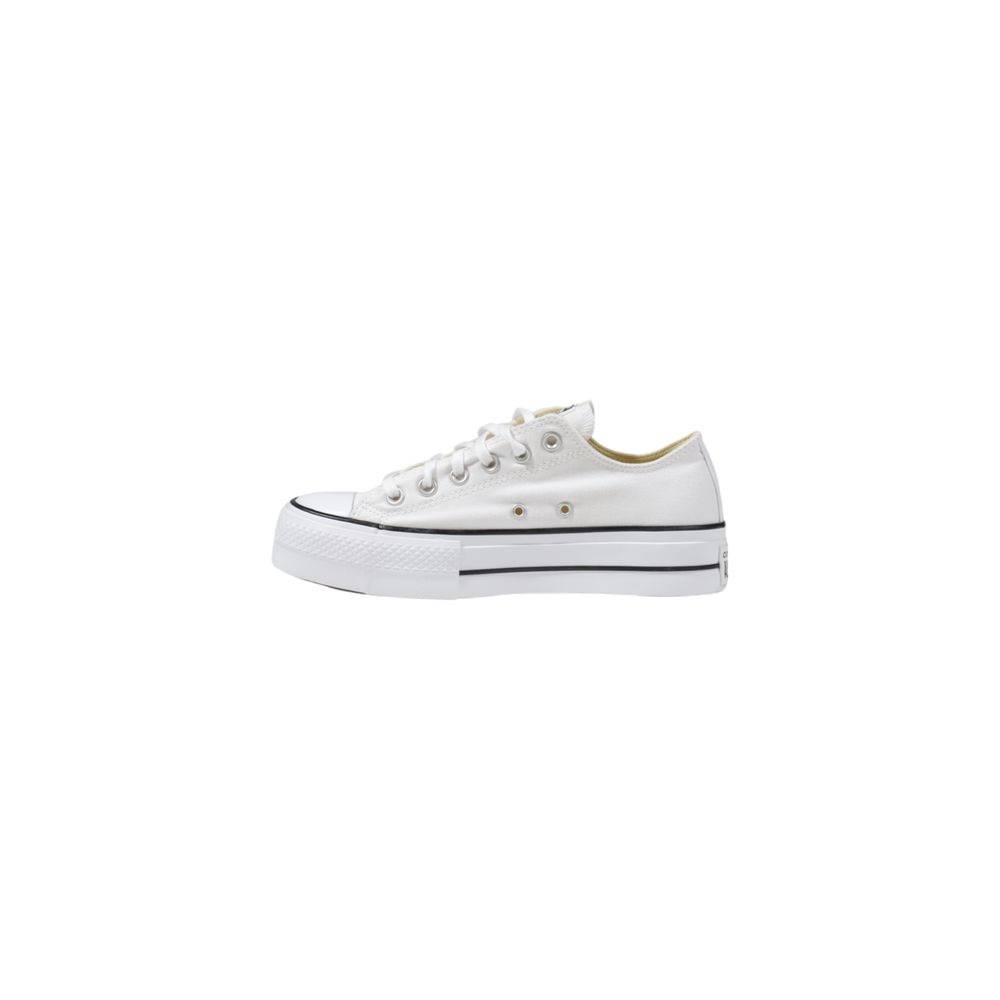 White Fabric Sneaker