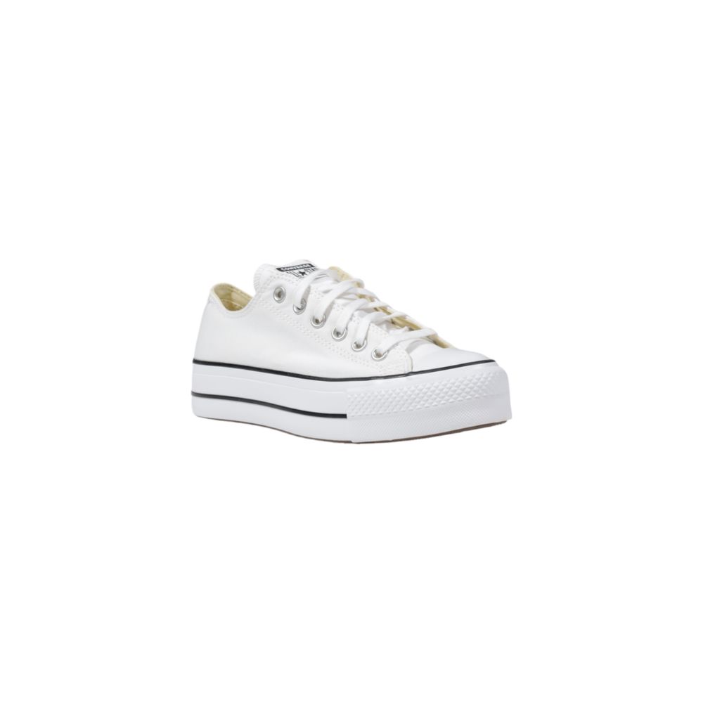 White Fabric Sneaker