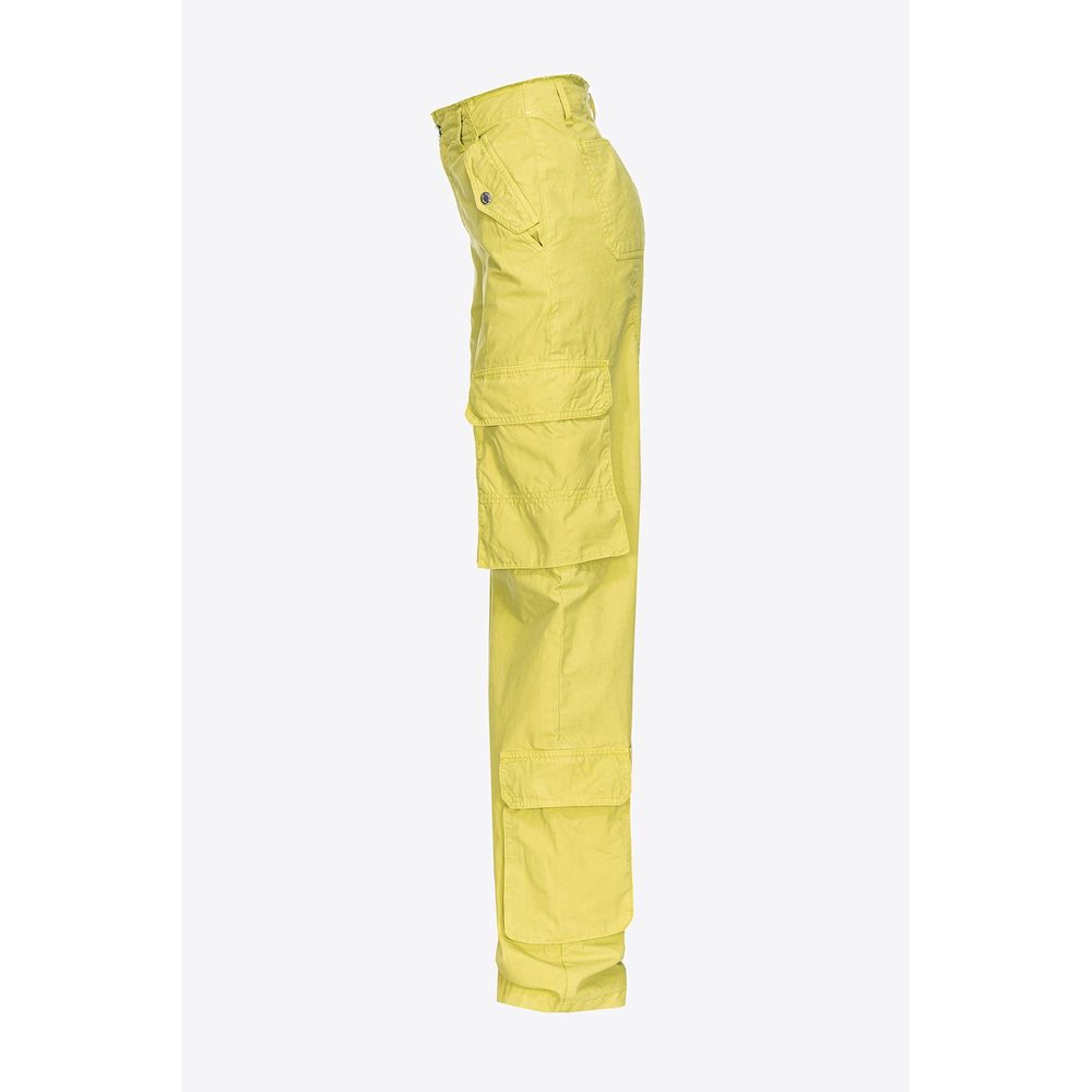 Green Cotton Jeans & Pant