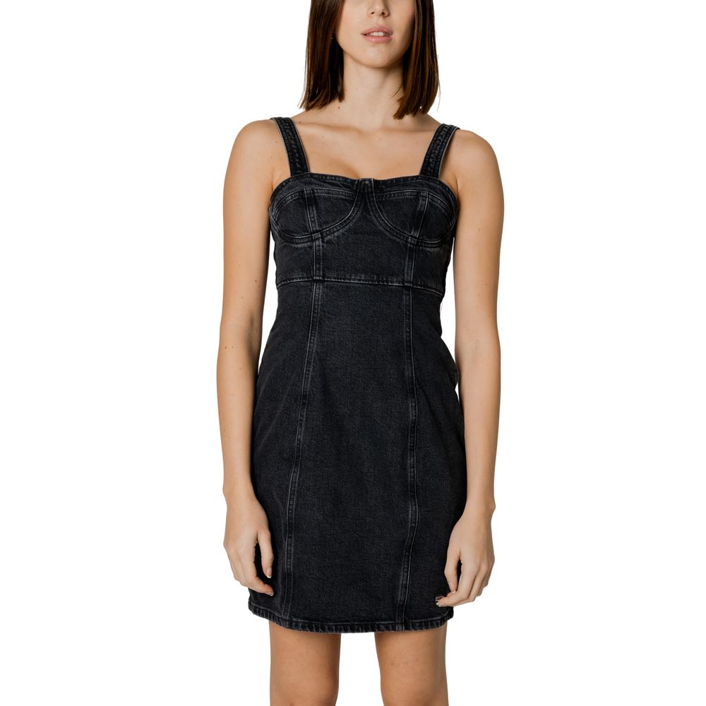 Black Recycled Cotton Dress