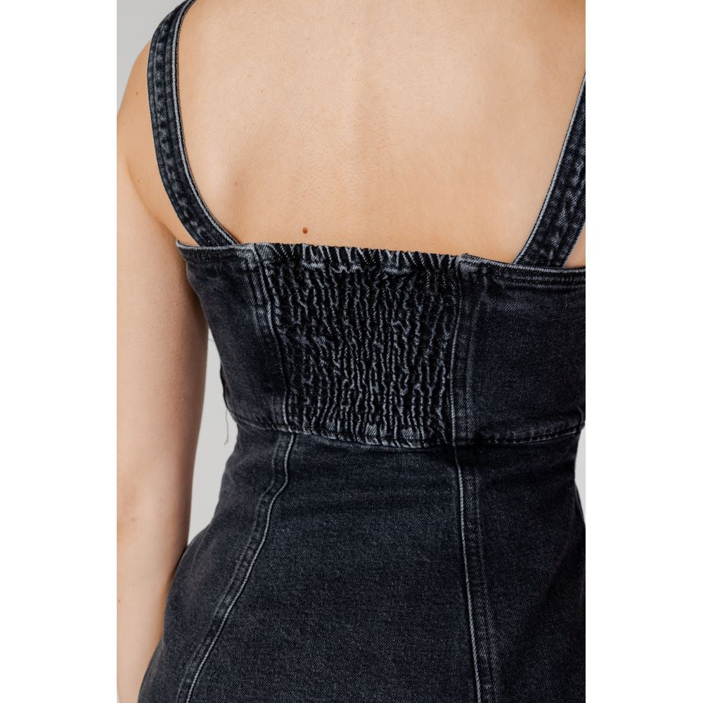 Black Recycled Cotton Dress