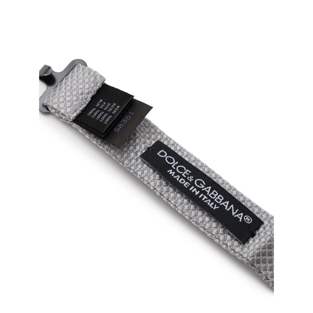 Gray Silk Ties & Bowty