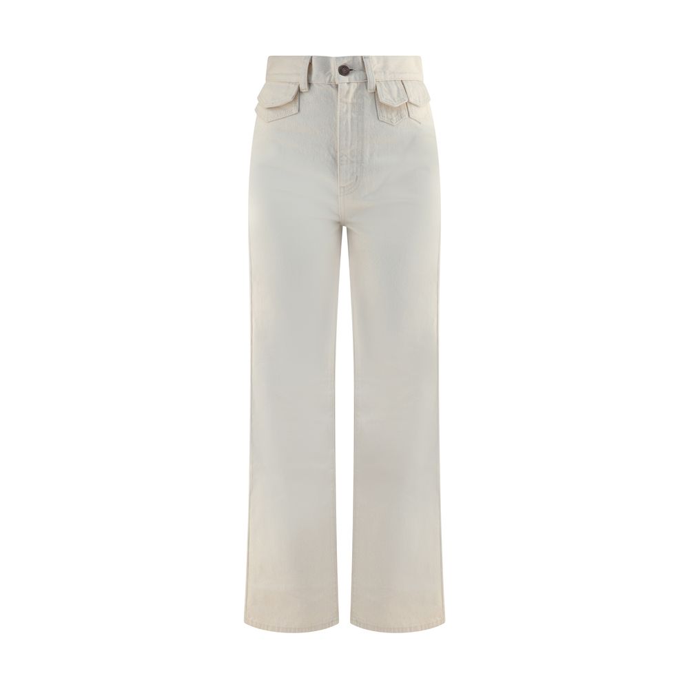 Jeans with mini pockets