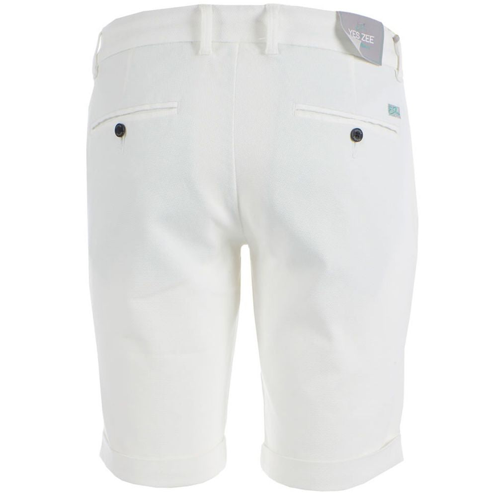 White Cotton Short