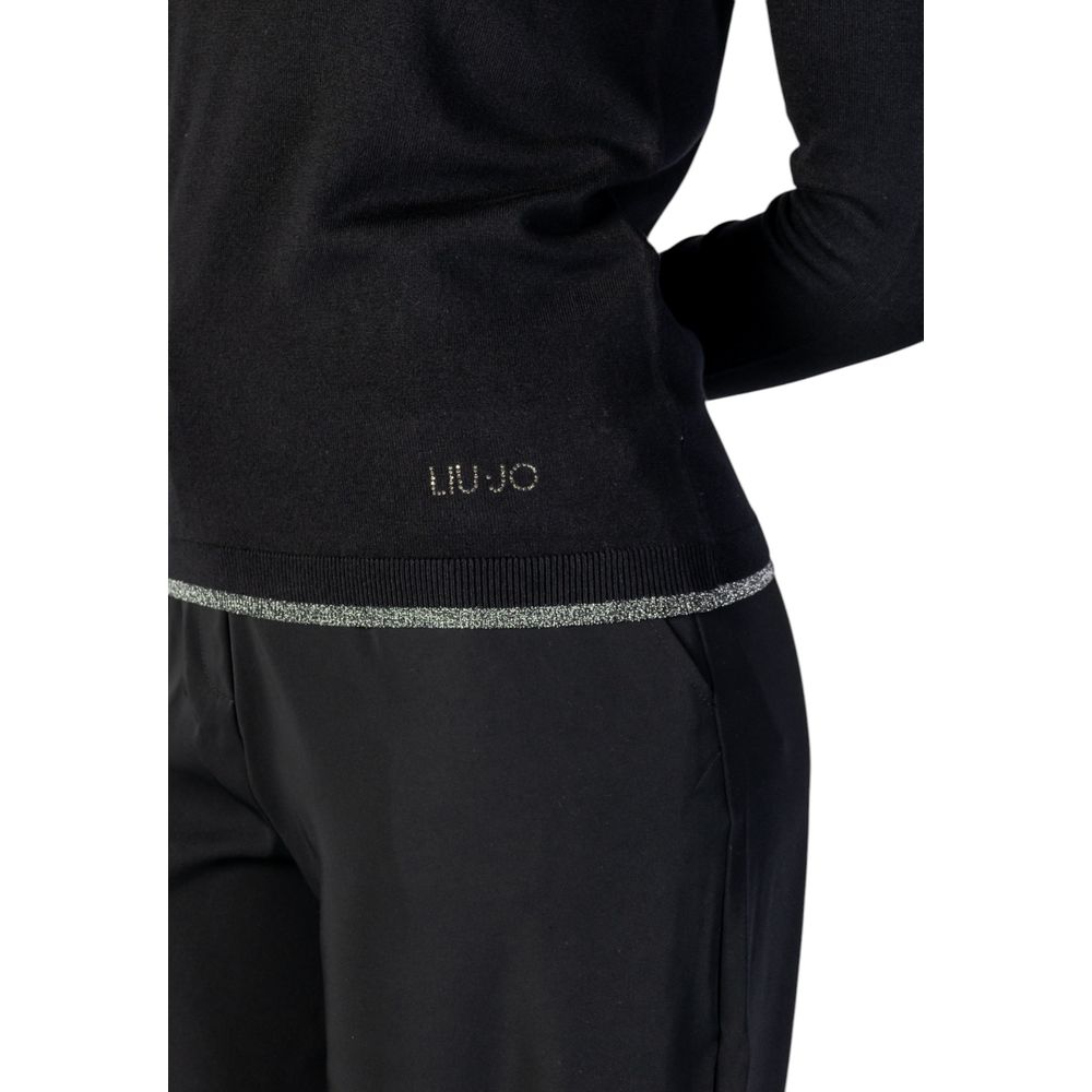 Black Viscose Tops & T-Shirt