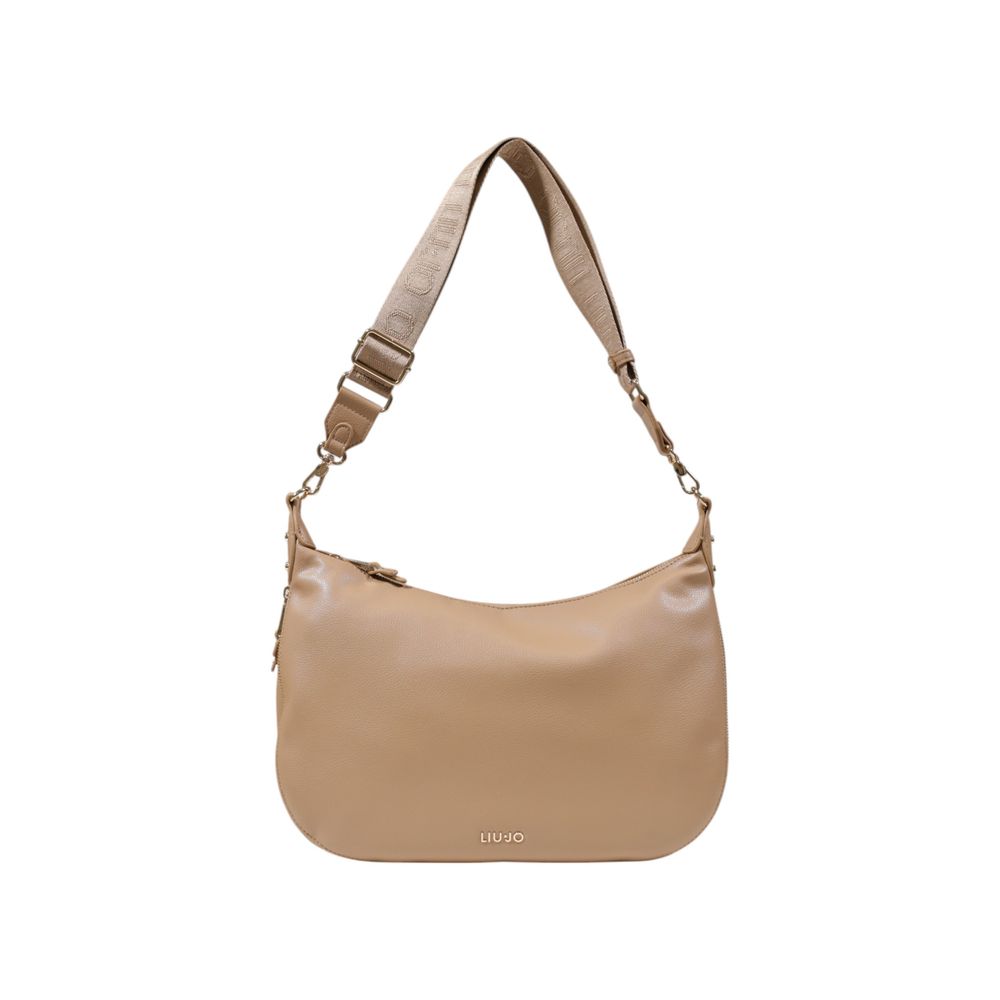 Beige Polyethylene Handbag