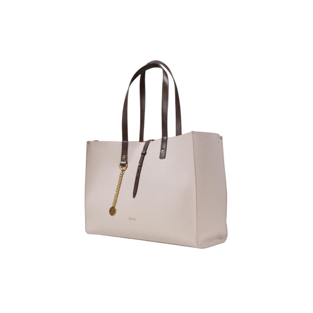 Gray Polyethylene Handbag