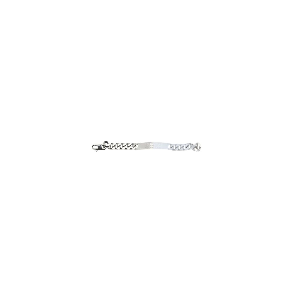 Minimal Logo Id Tag Bracelet