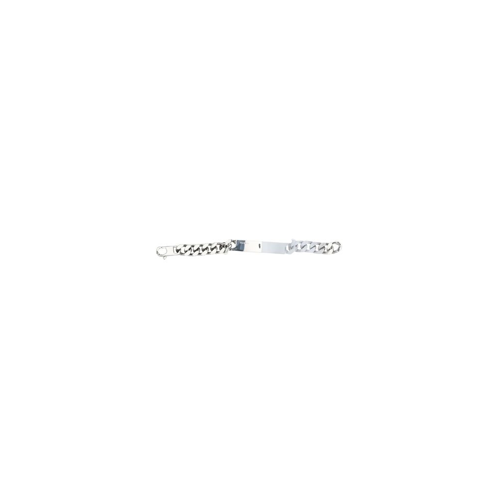 Minimal Logo Id Tag Bracelet