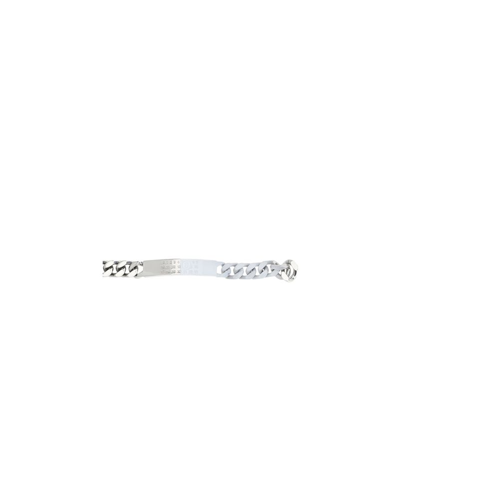 Minimal Logo Id Tag Bracelet