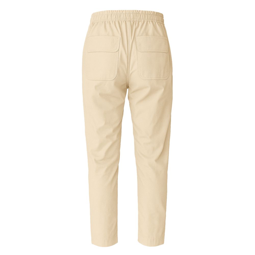 Beige Cotton Jeans & Pant