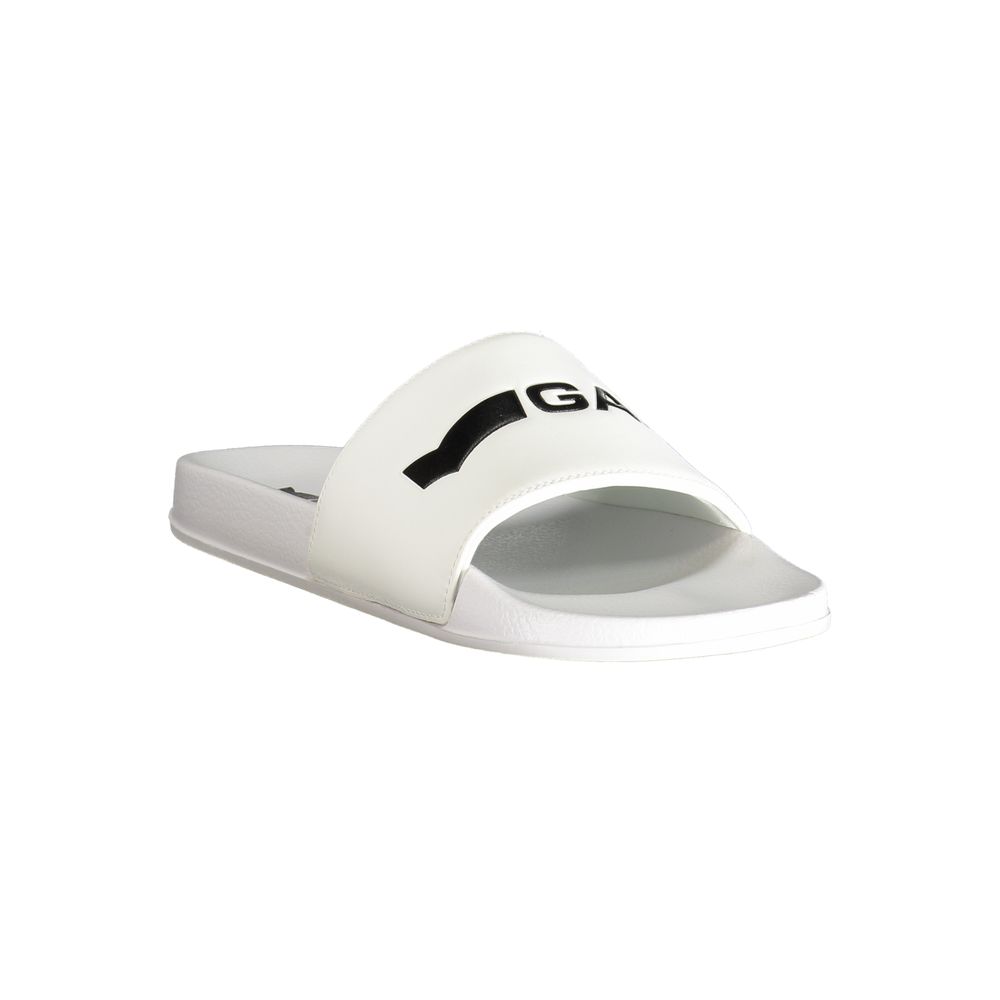 White Polyester Sandal
