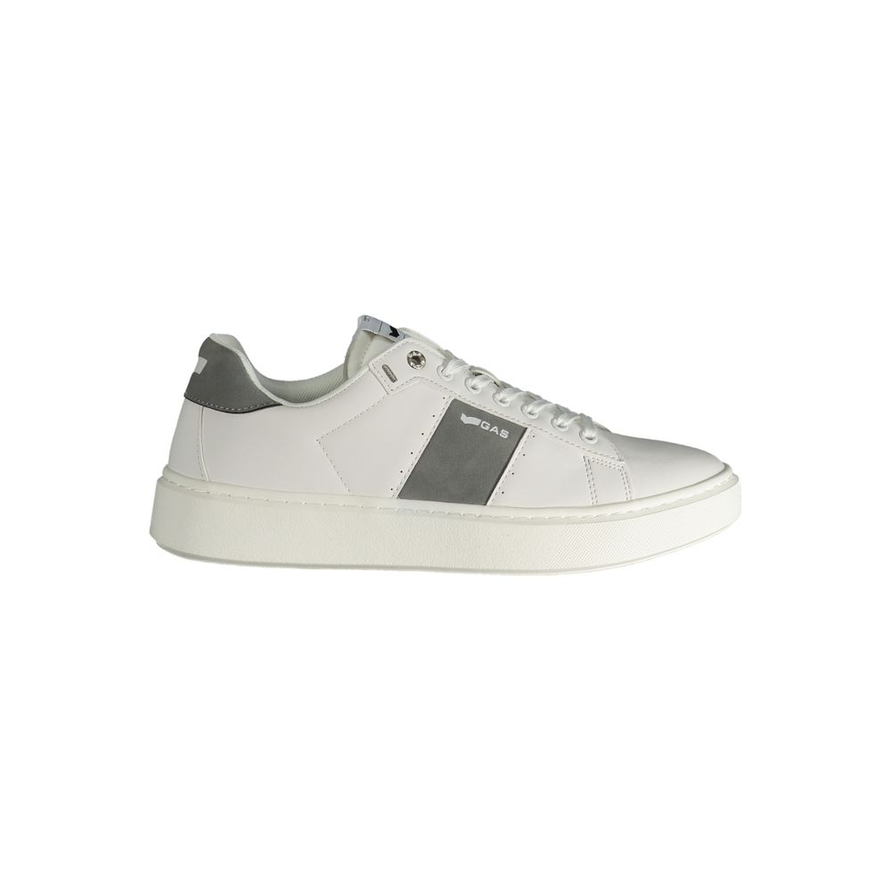 White Polyester Sneaker