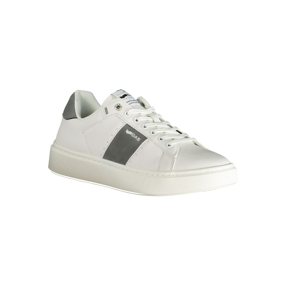 White Polyester Sneaker