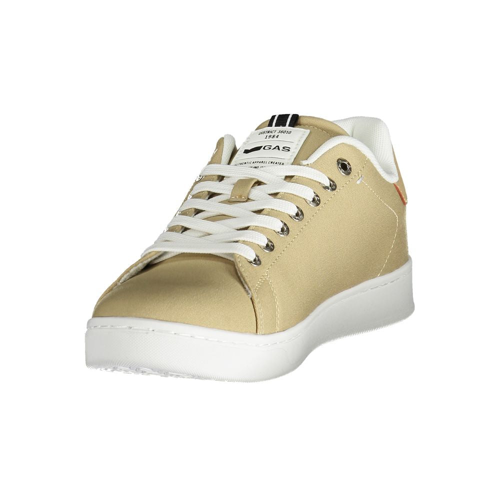 Beige Polyester Sneaker