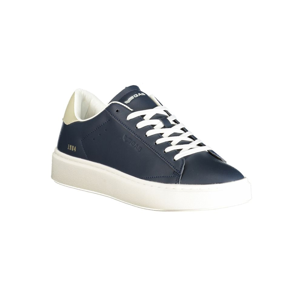Blue Polyester Sneaker