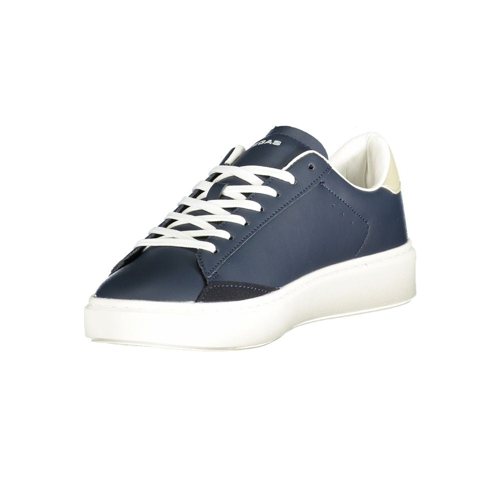 Blue Polyester Sneaker