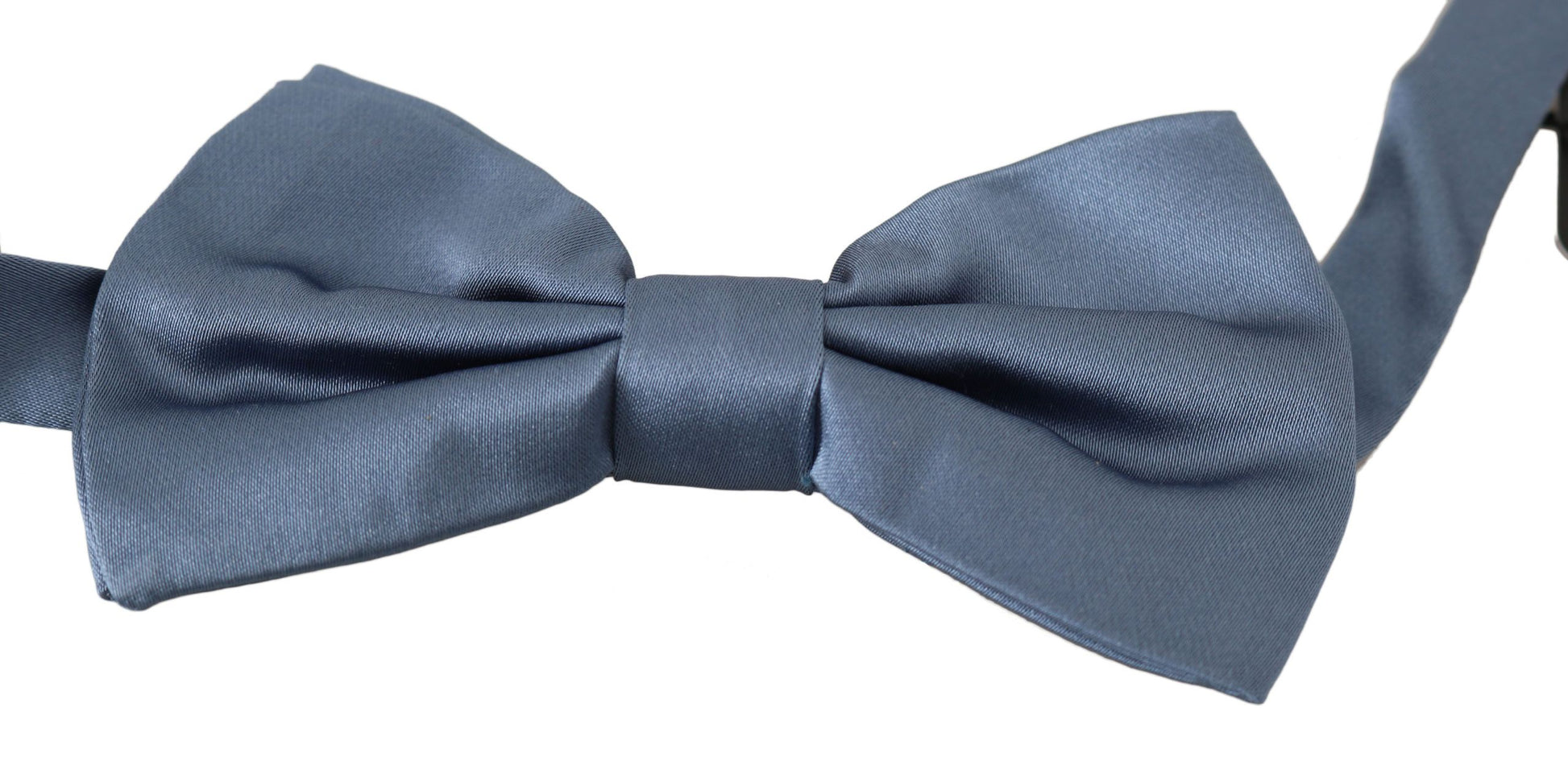 Elegante blaue Fliege aus Seide