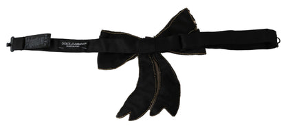 Elegante Fliege aus Seide mit Strasssteinen