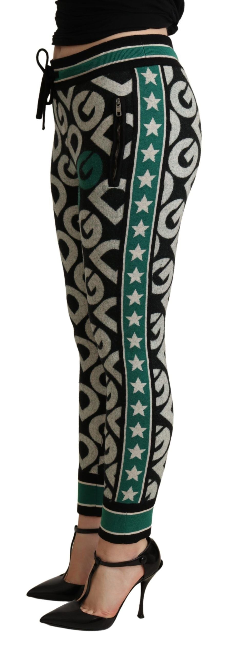 Jogginghose aus Wollmischung mit Gravur