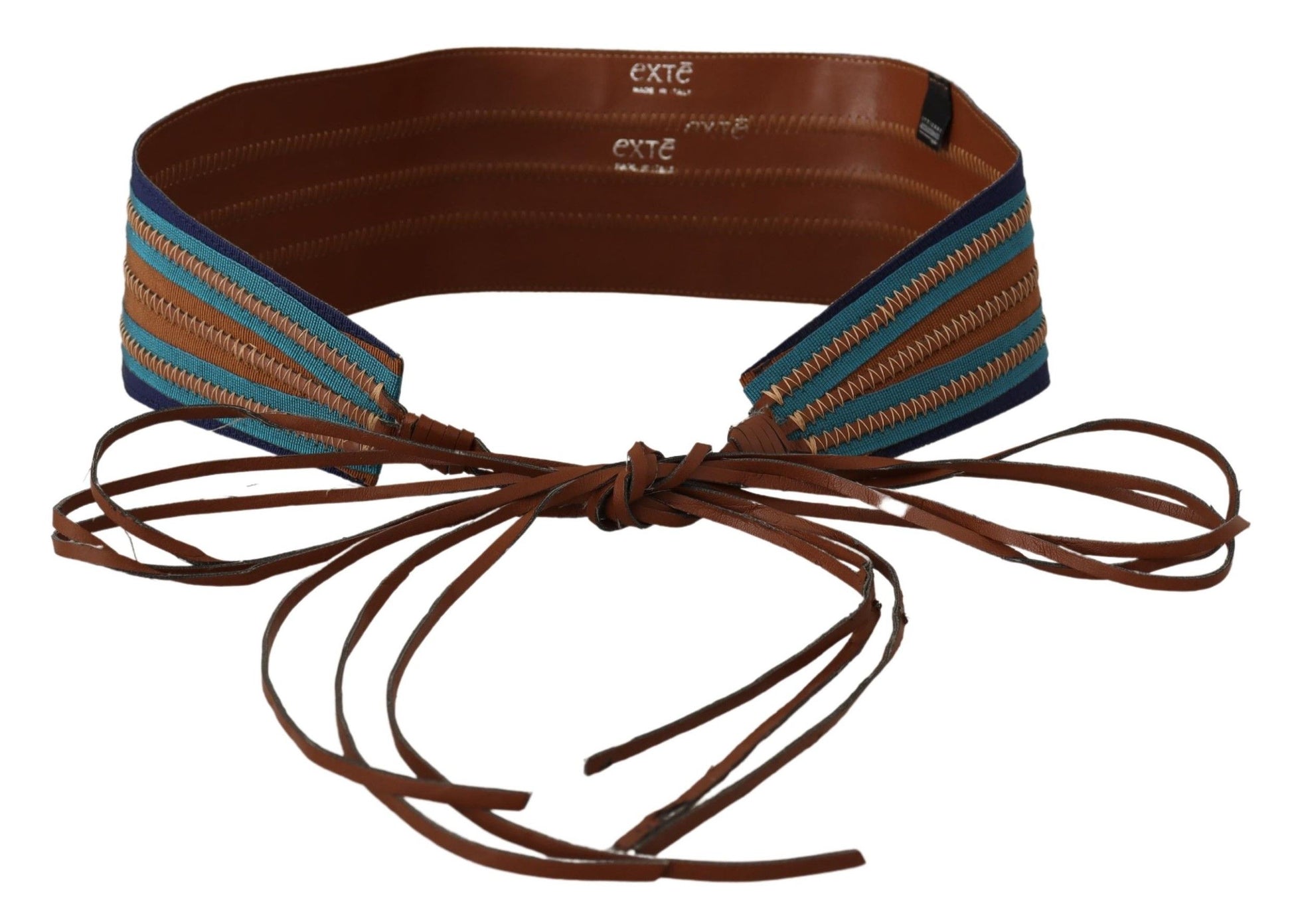Eleganter mehrfarbiger Taillengürtel aus Leder