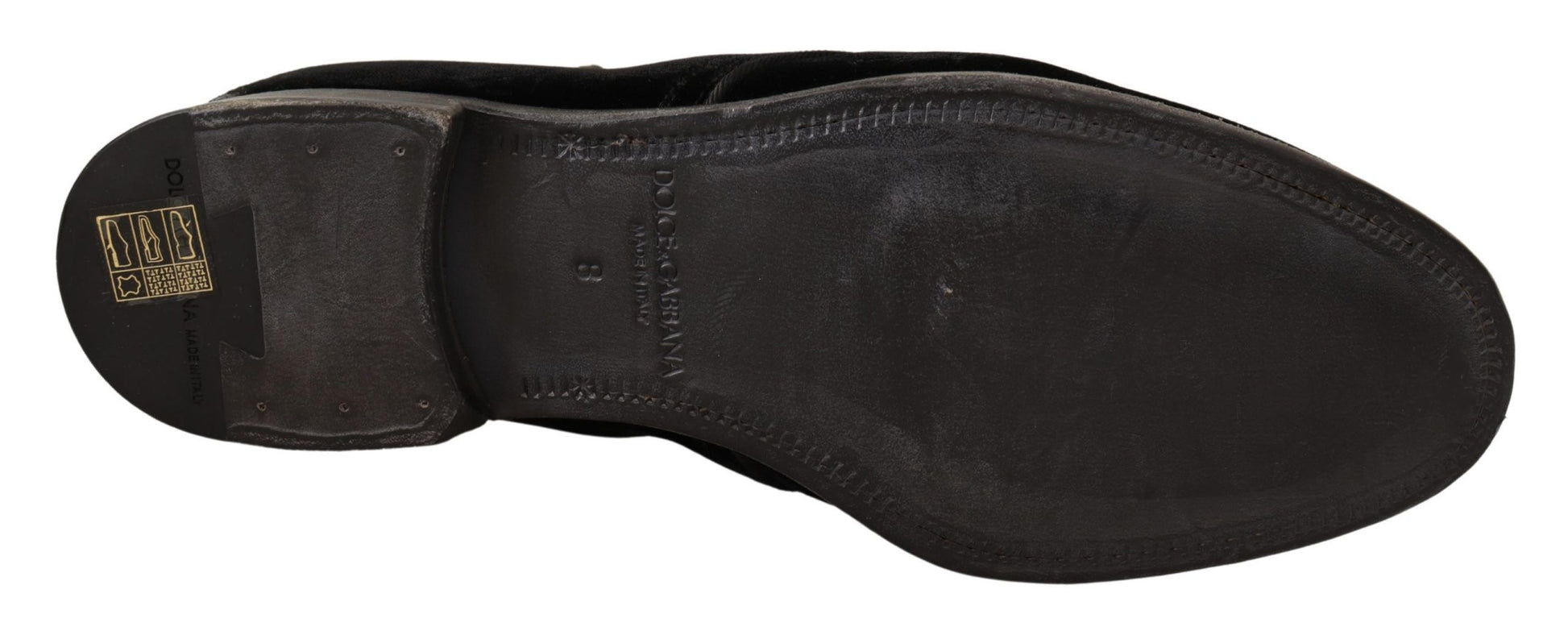 Elegante Derby-Schuhe aus schwarzem Samt