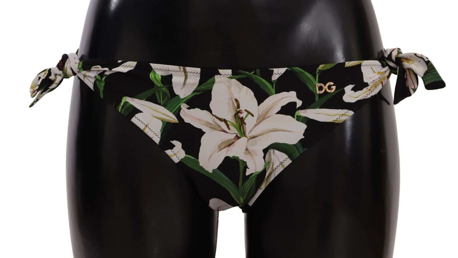 Elegantes Bikinihöschen mit Lilien-Print