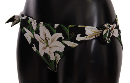 Elegantes Bikinihöschen mit Lilien-Print