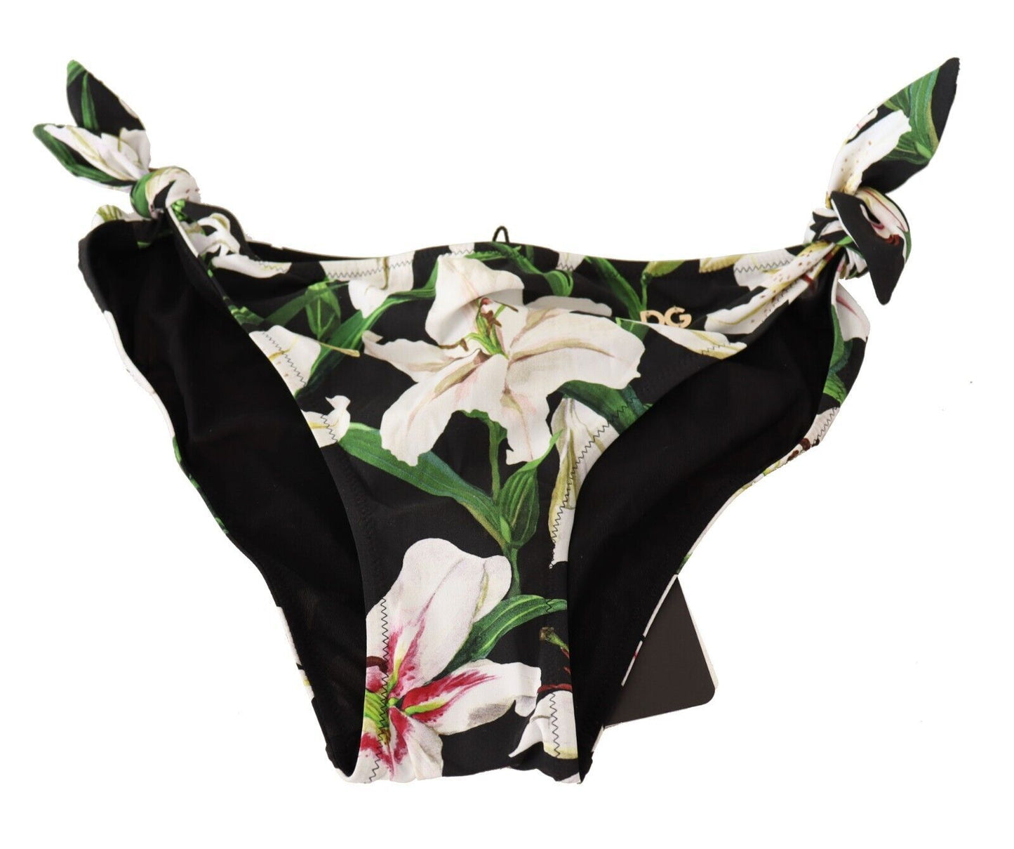 Elegantes Bikinihöschen mit Lilien-Print