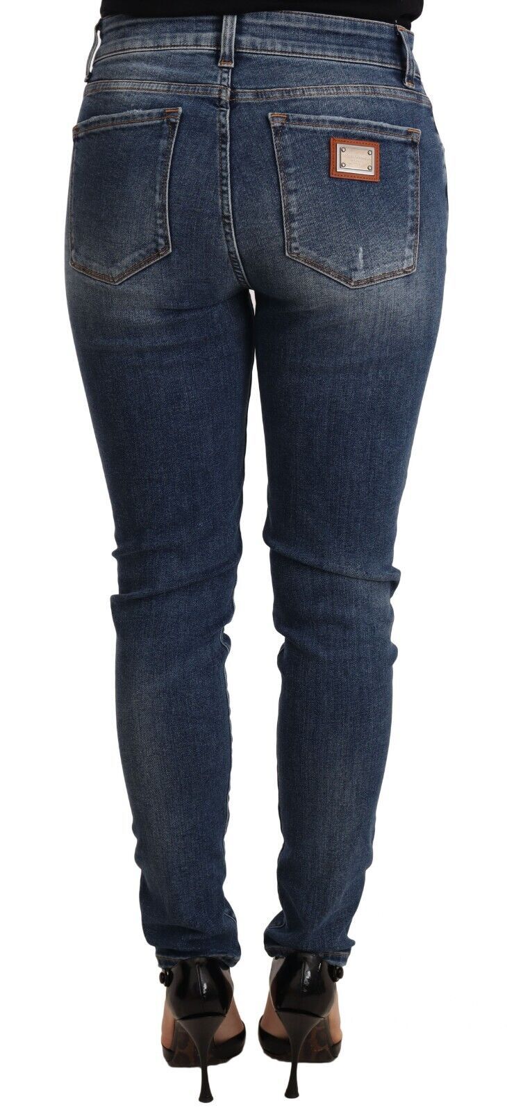 Elegante Slim-Fit Skinny Jeans im Distressed-Look
