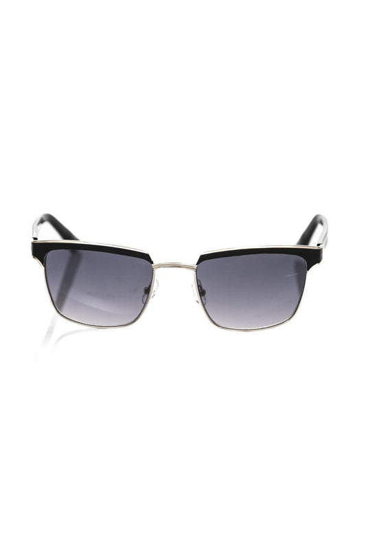 Schwarze Sonnenbrille aus Metallicfaser für Herren