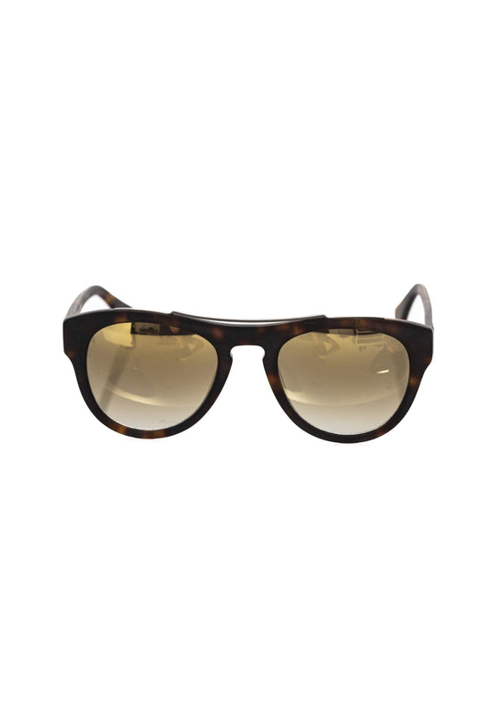 Braune Acetat-Sonnenbrille für Herren