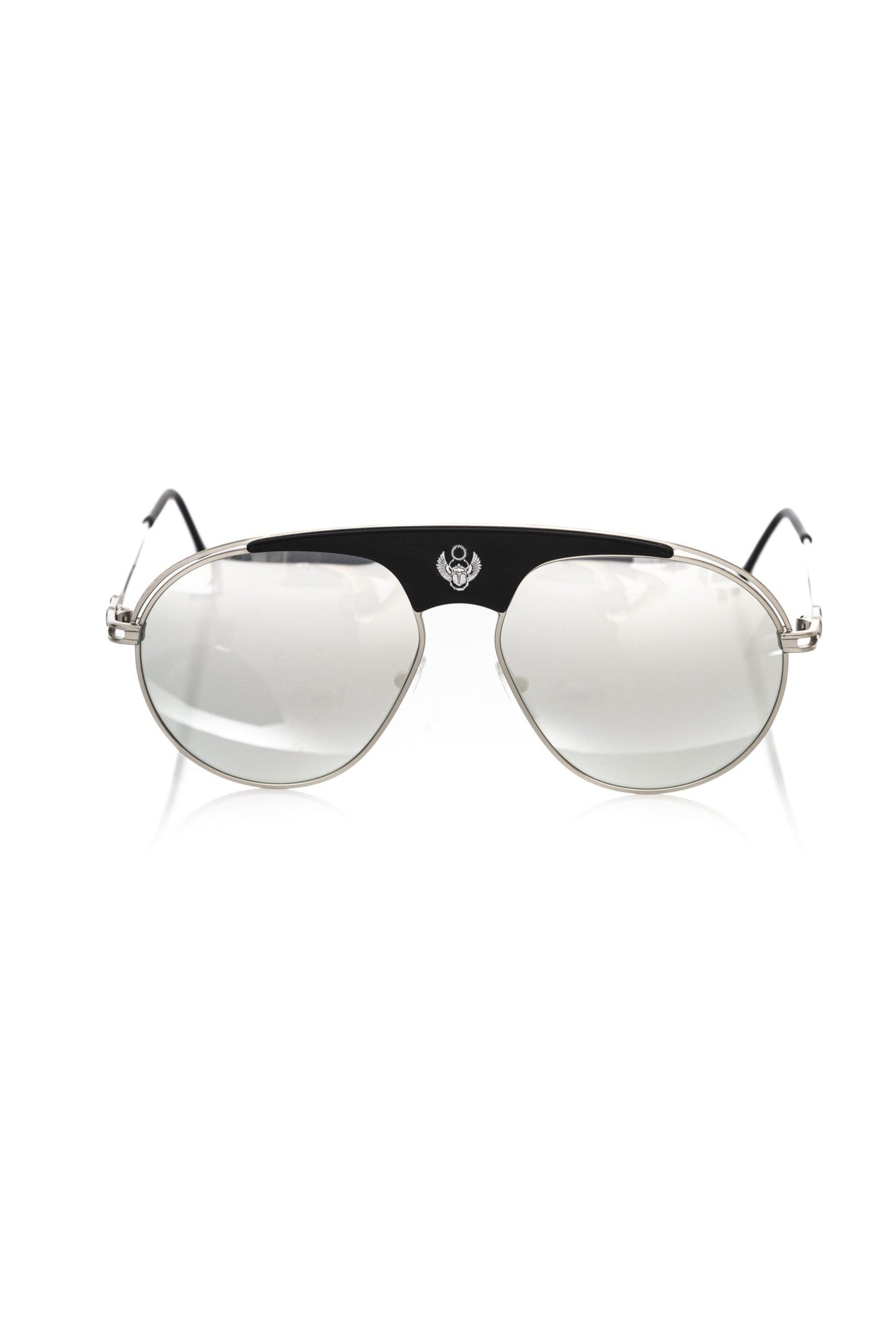 Mehrfarbige Sonnenbrille für Herren in Metallic-Optik