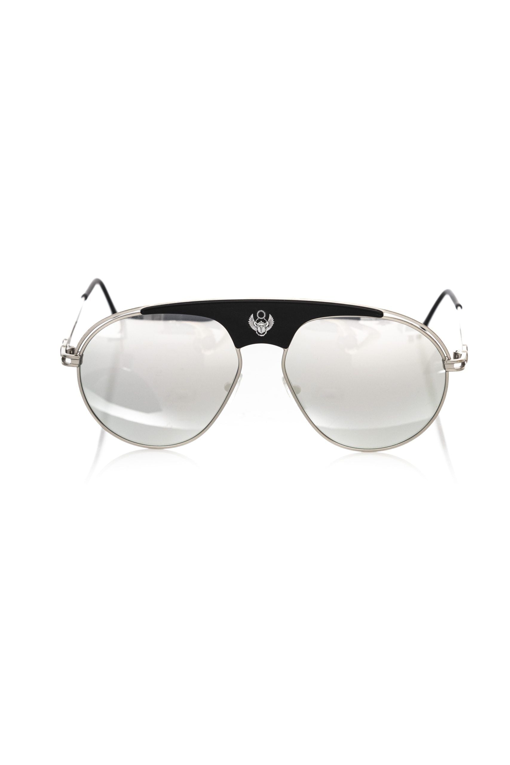 Mehrfarbige Sonnenbrille für Herren in Metallic-Optik