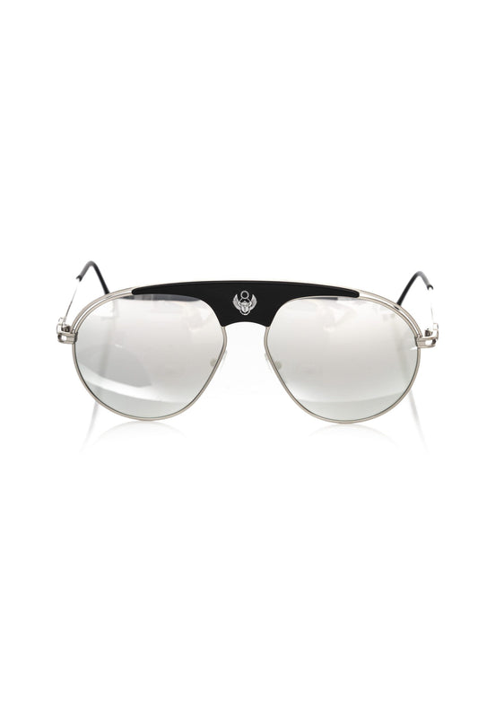 Mehrfarbige Sonnenbrille für Herren in Metallic-Optik