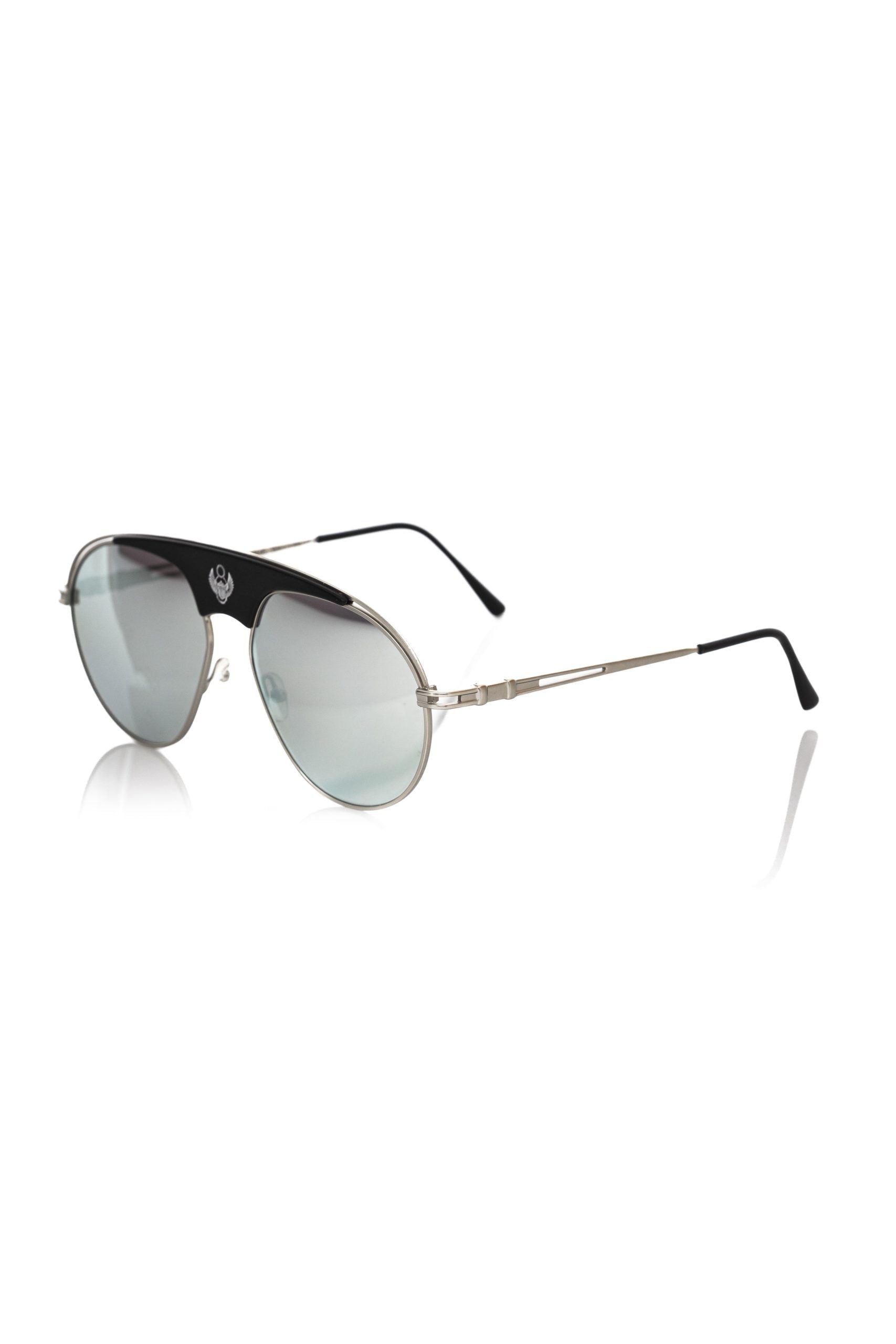 Mehrfarbige Sonnenbrille für Herren in Metallic-Optik