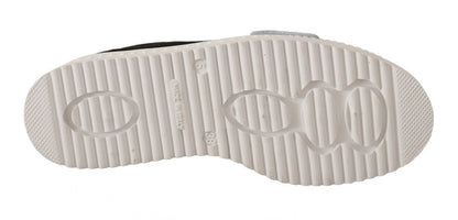 Stilvolle mehrfarbige Low-Top-Sneaker zum Schnüren