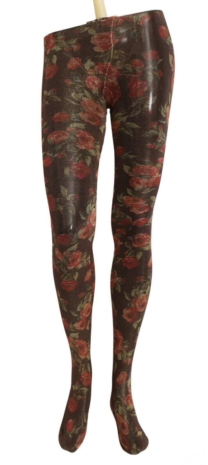 Nylonstrumpfhose mit Blumenmuster