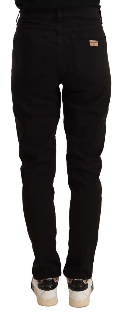 Elegante Slim-Fit-Skinny-Jeans in Schwarz