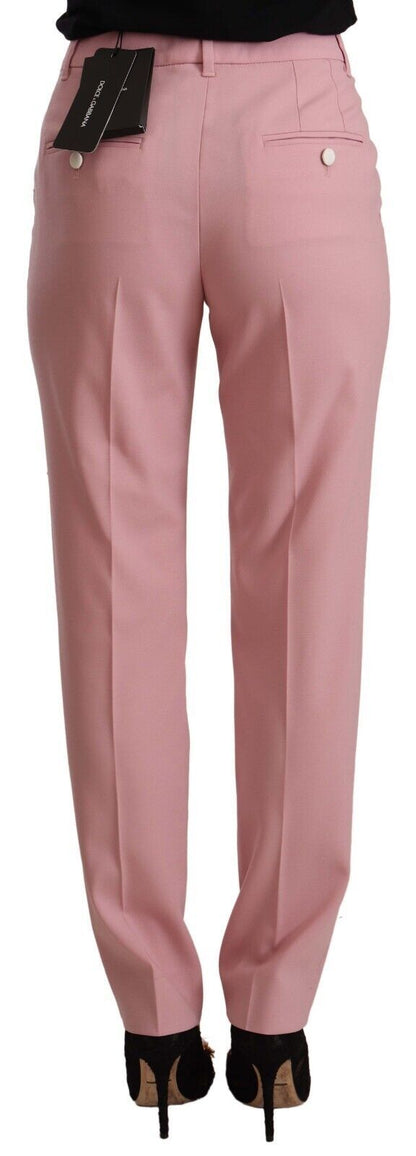 Elegante rosa Hose mit hoher Taille