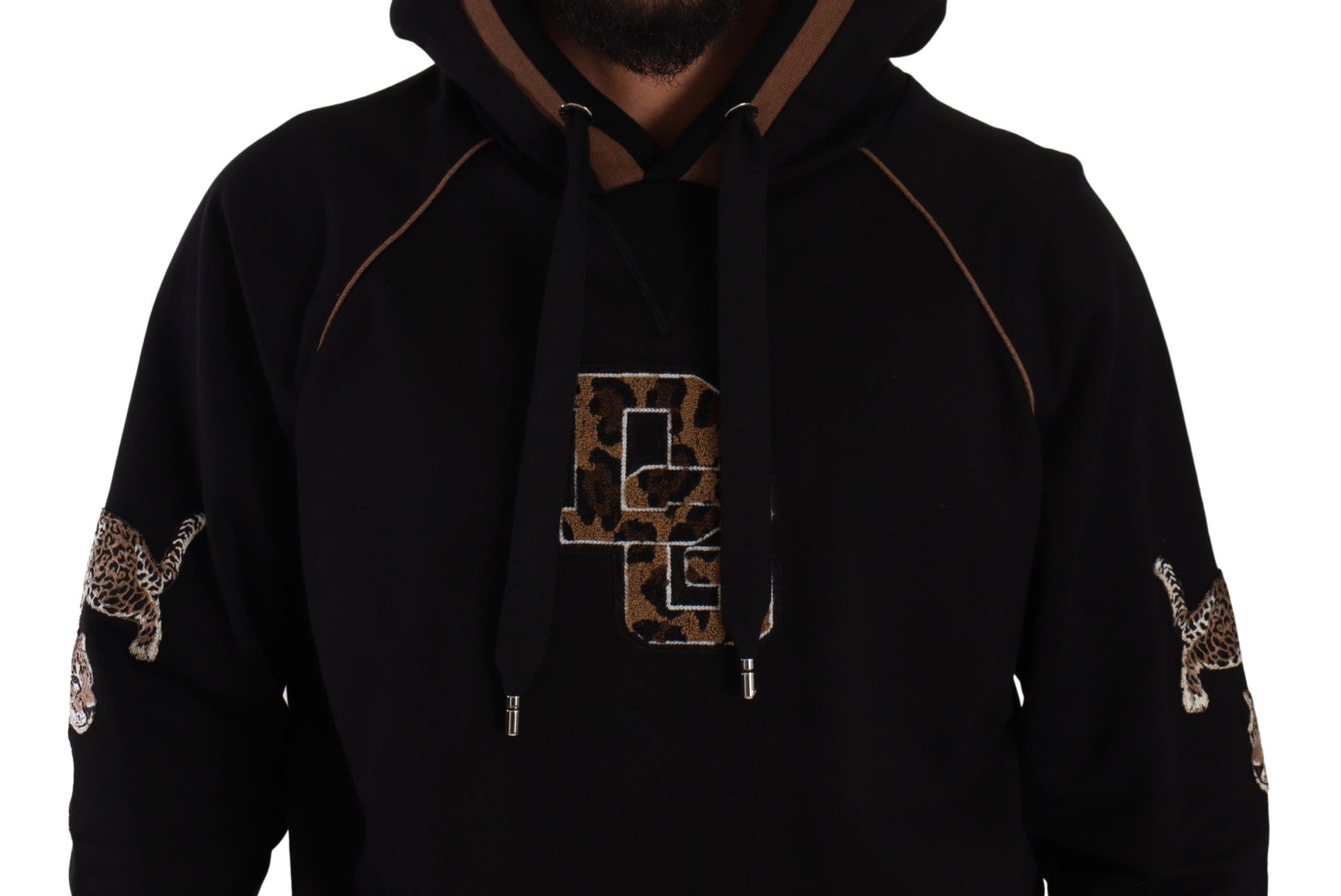 Schicker Kapuzenpullover mit Leopardenmotiv