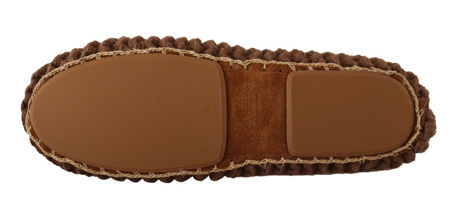 Elegante Ballerinas aus Wollstrick