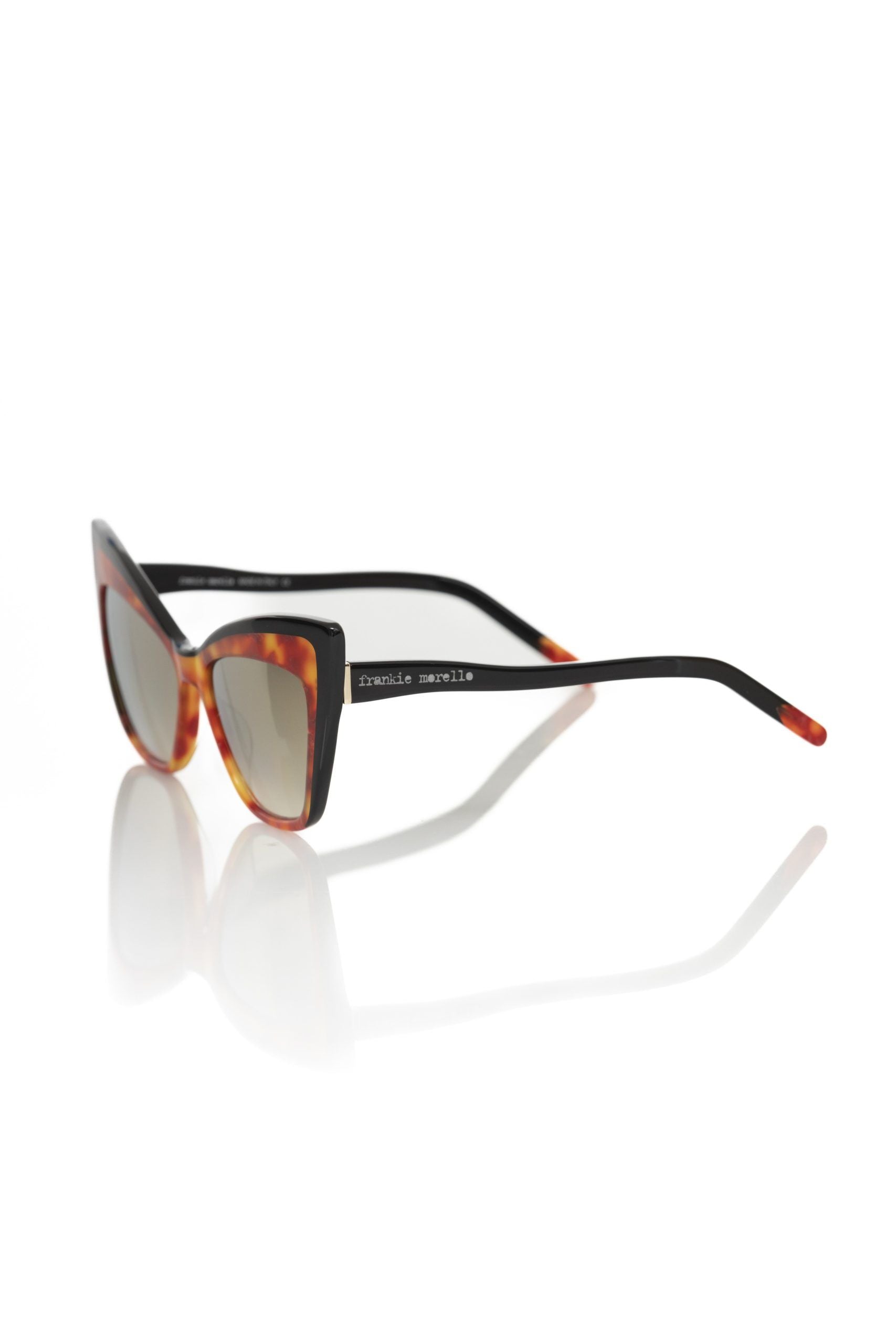 Braune Acetat-Sonnenbrille für Damen