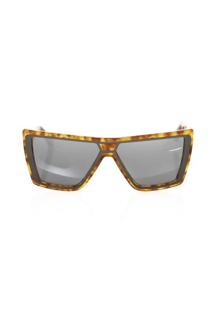 Braune Acetat-Sonnenbrille für Damen