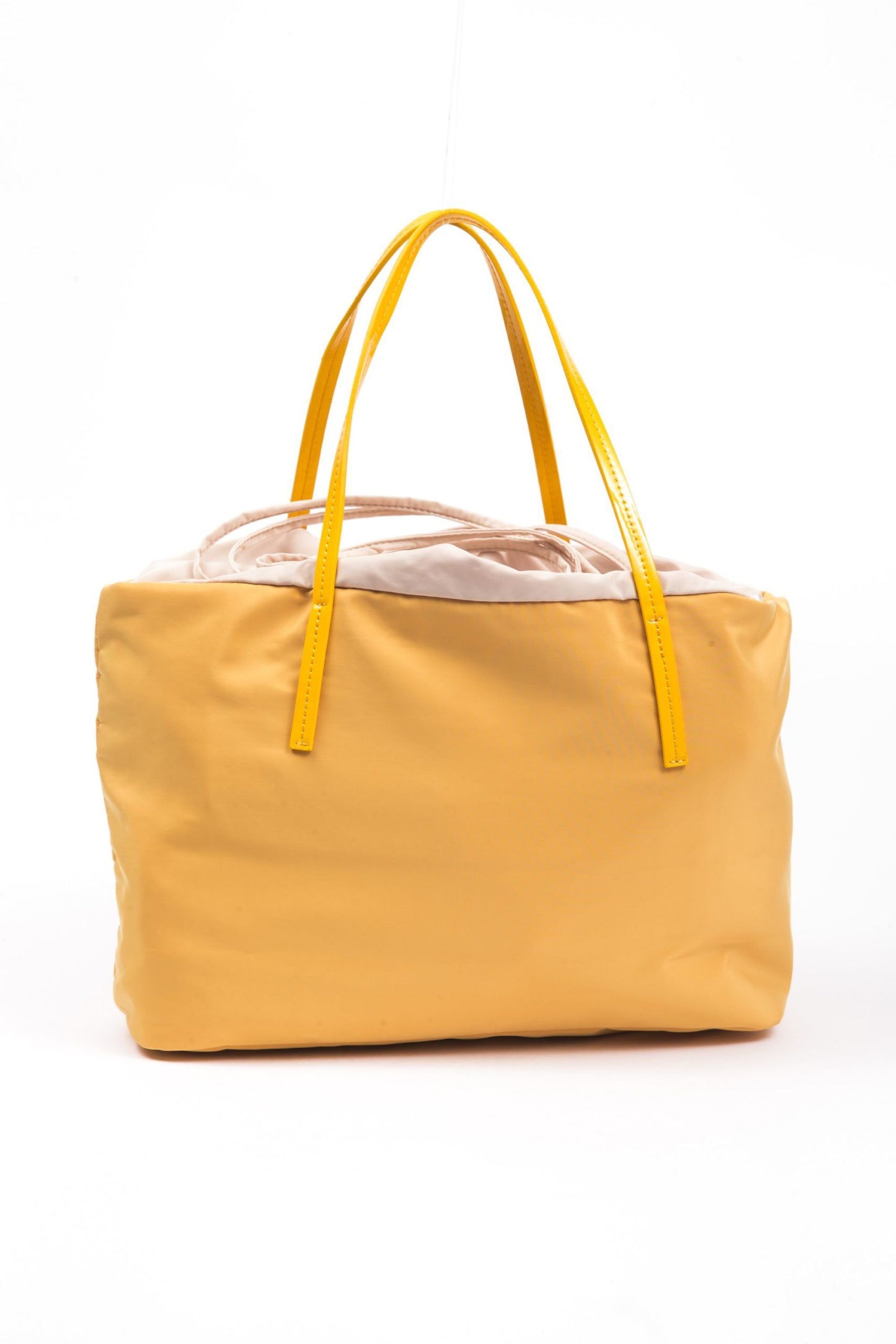 Gelbe Damenhandtasche aus Polyester