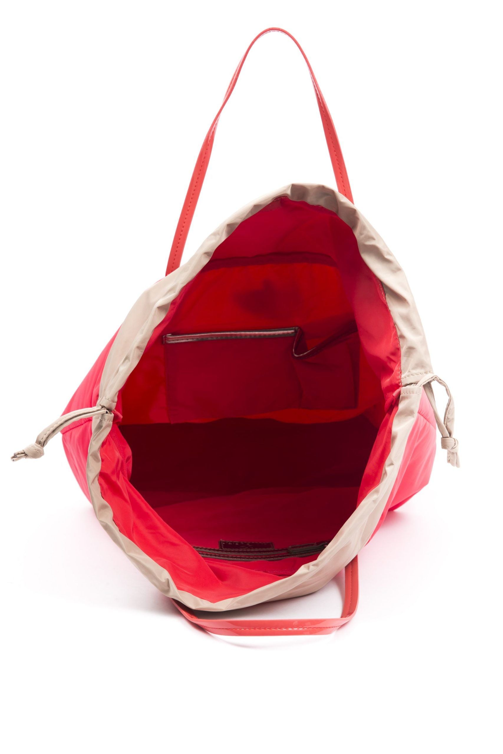 Rote Damenhandtasche aus Polyester