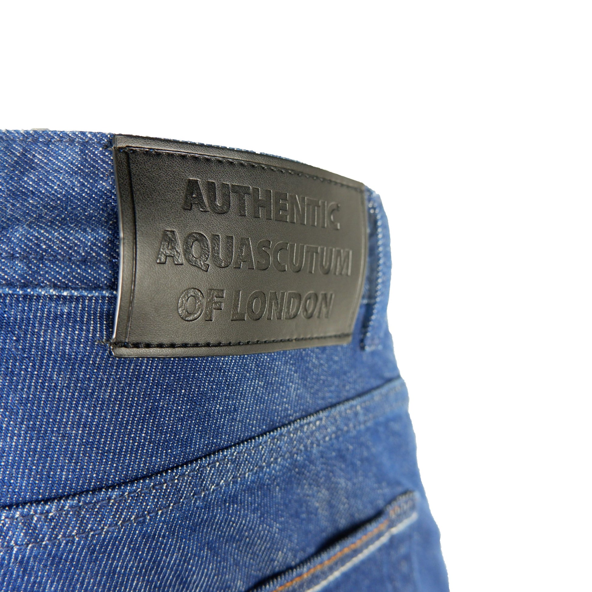 Dark Blue Cotton Men Jeans with Five-Pocket Design