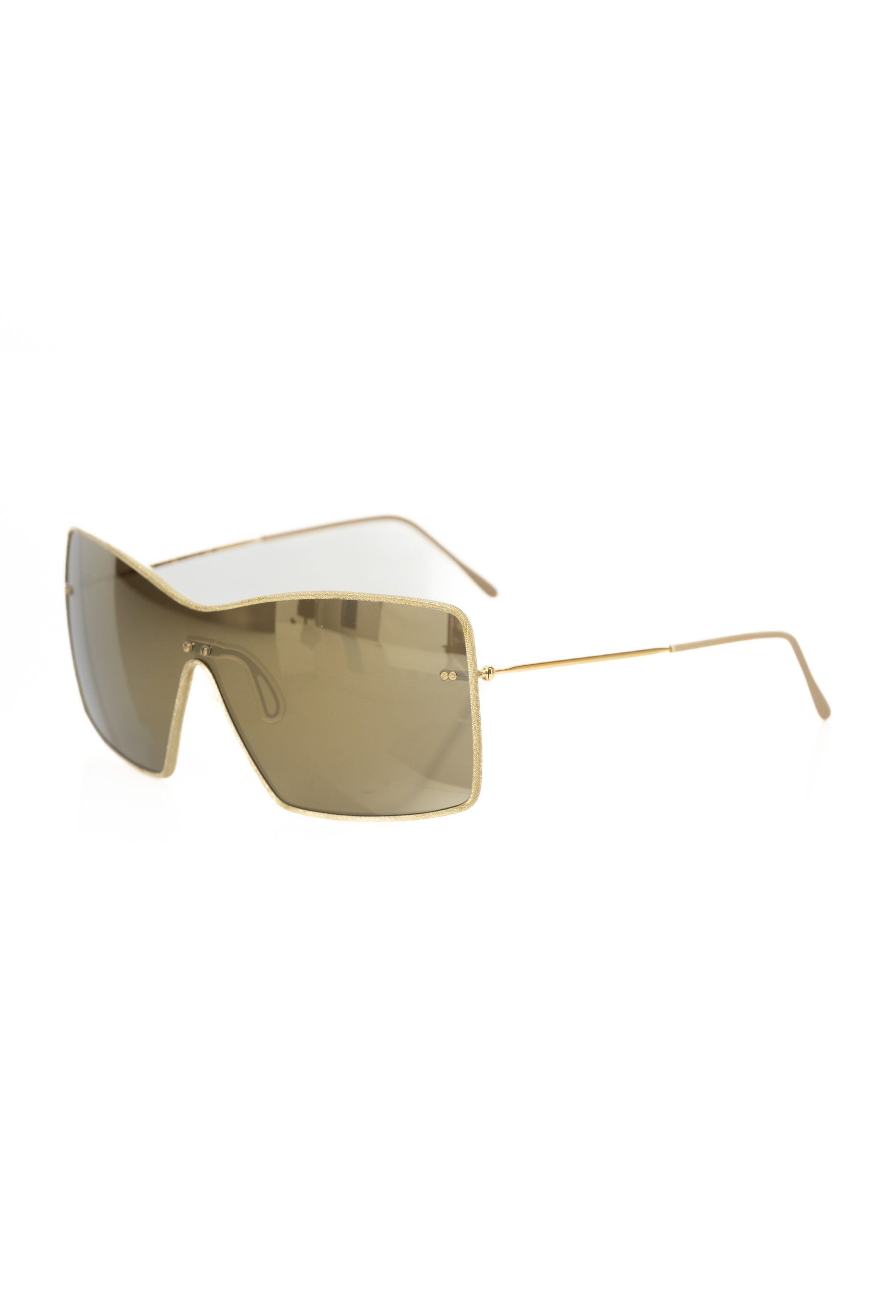 Goldmetallic-Sonnenbrille für Damen